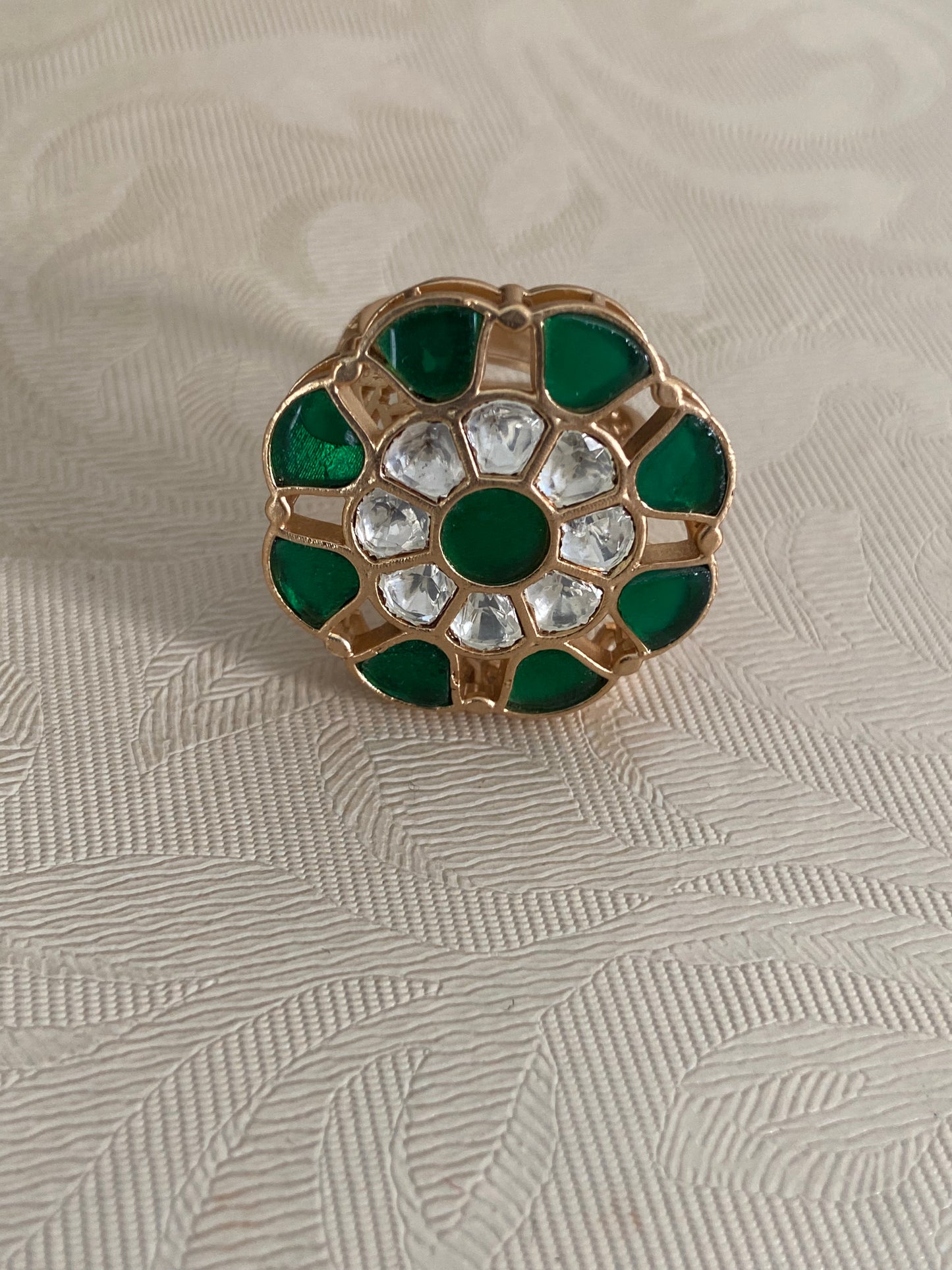 Kundan Finger Ring | Adjustble Finger Ring