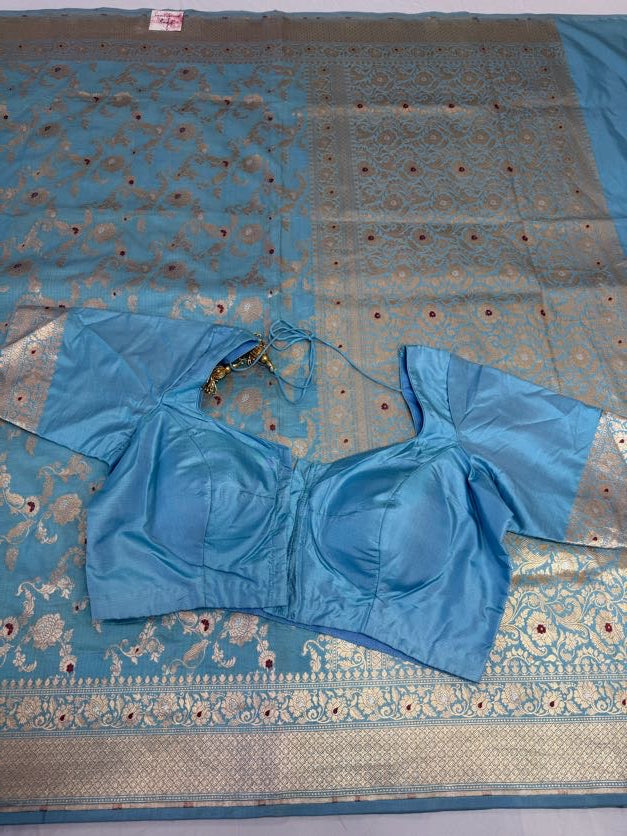 Pure Banaras Jaal Saree | Silk mark certified saree | Sarees in USA