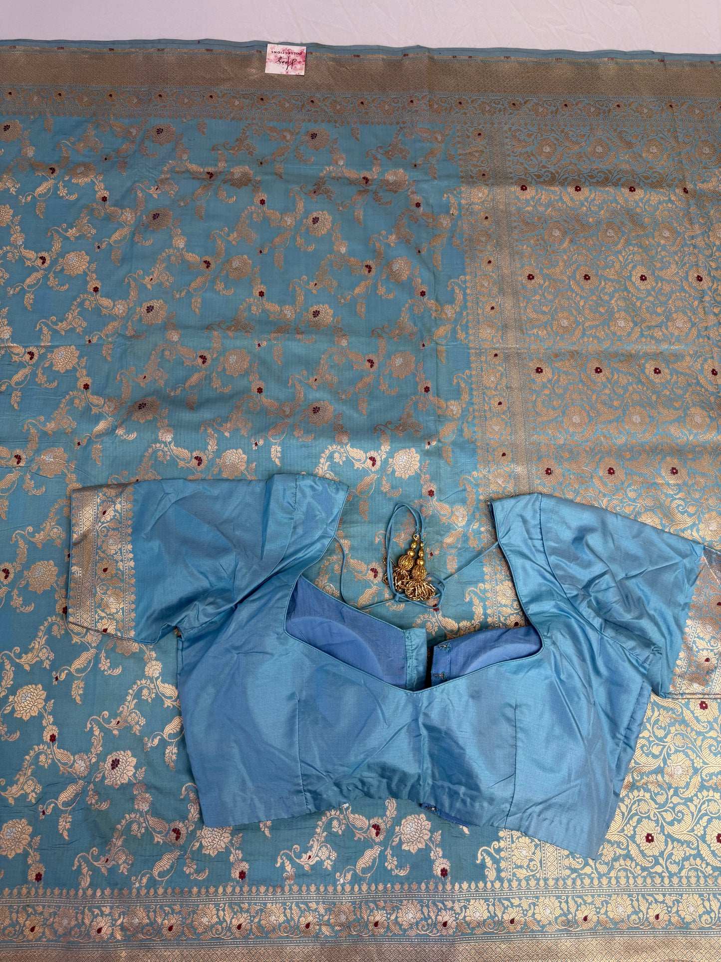 Pure Banaras Jaal Saree | Silk mark certified saree | Sarees in USA