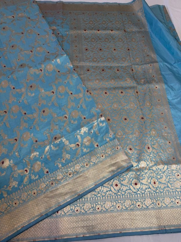 Pure Banaras Jaal Saree | Silk mark certified saree | Sarees in USA