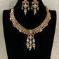Antique Jalebi Necklace With Earrings |  Traditional Necklace