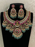 Traditional Kemp Necklace Set | Latest Necklace | Indian bridal jewelry