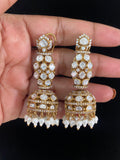 Moissanite Jumki Earrings | Indian Earrings