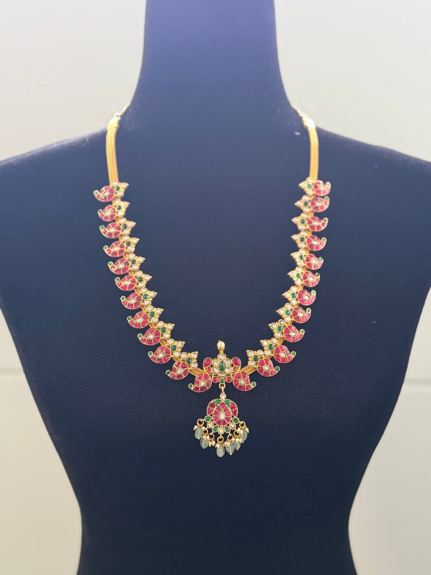 Jadau Kundan Mango Necklace | Traditional Indian Necklace