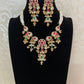 Ahamadabadi Kundan Necklace Set | Handmade jewelry | Indian jewelry in USA