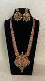 Long Kundan Necklace With Earrings | Indian Bridal Necklace In USA