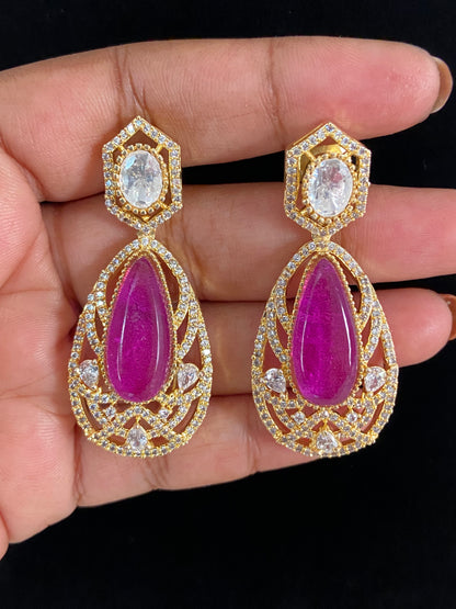 AD Kundan Earrings | Indian JewelryIn USA