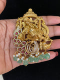 CZ Antique Ganesh Pendant | Traditional Temple Jewelry In USA