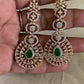 AD 2Tone Classic Earrings | Indian Earrings | Gift Idea