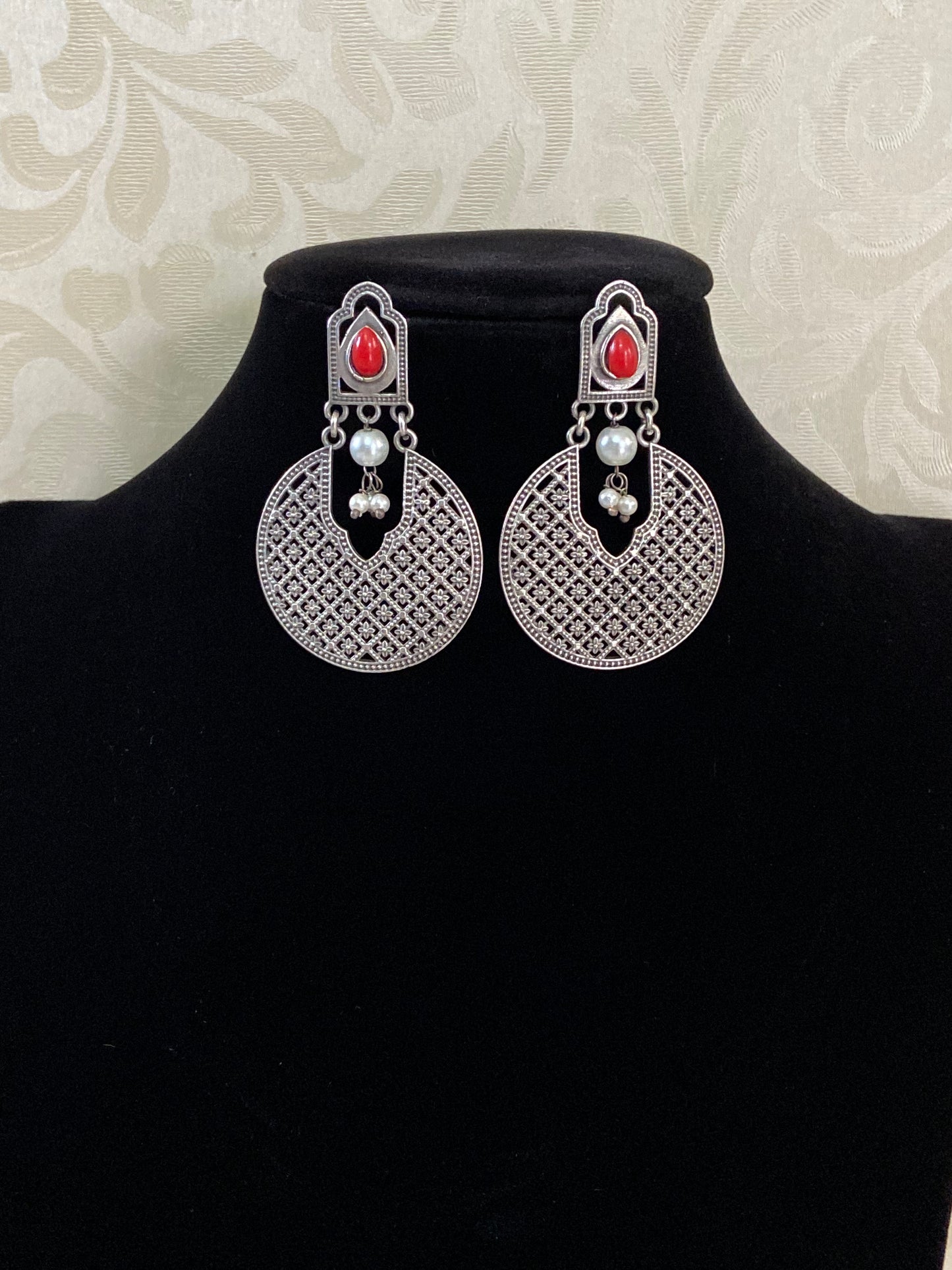 Silver Oxidised Earrings | Indian Jewelry In USA