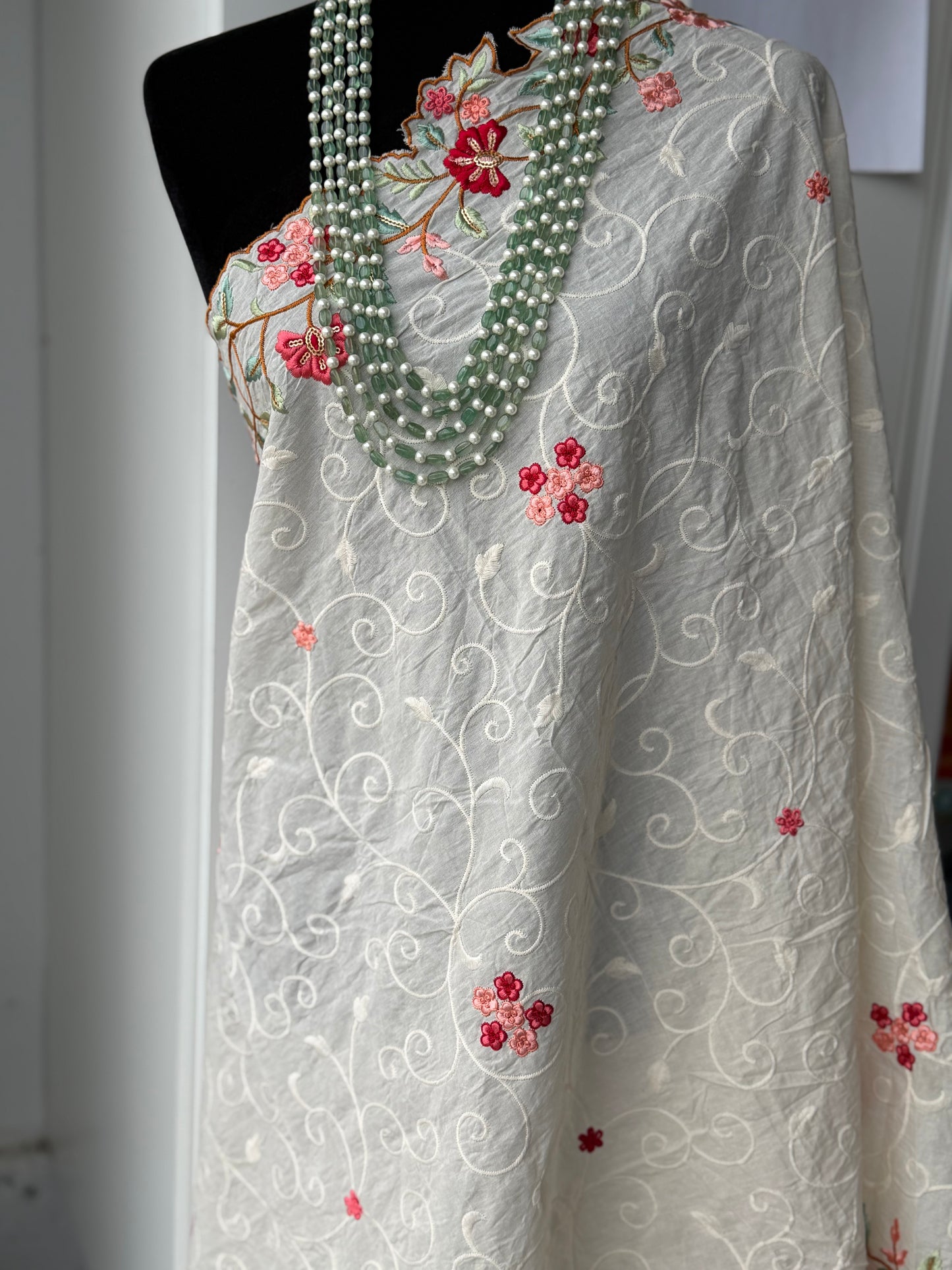Pure Cotton Cut Work Dupatta | Party Wear Dupatta
