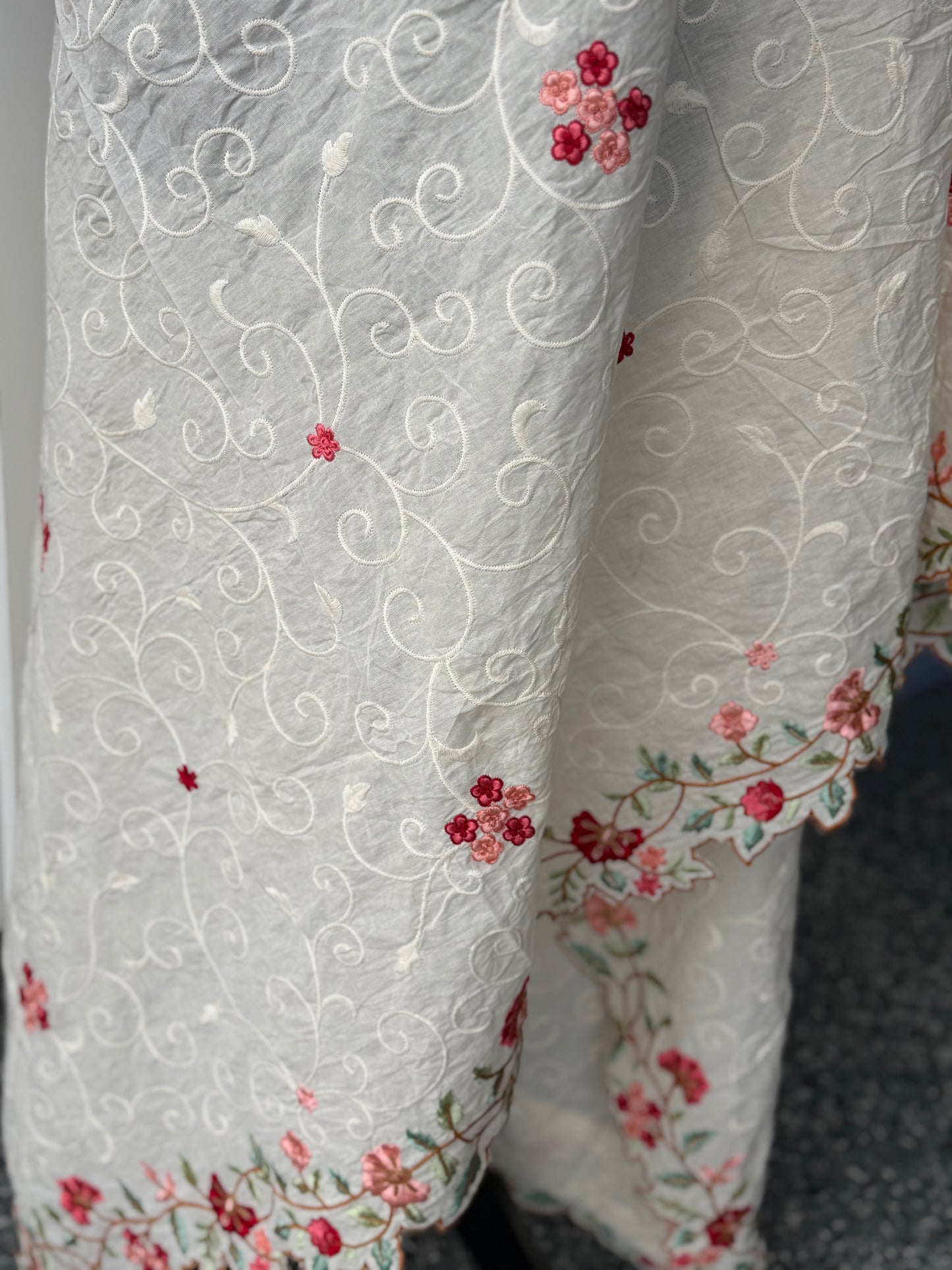 Pure Cotton Cut Work Dupatta | Party Wear Dupatta