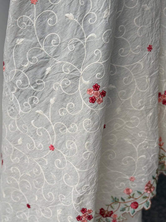 Pure Cotton Cut Work Dupatta | Party Wear Dupatta