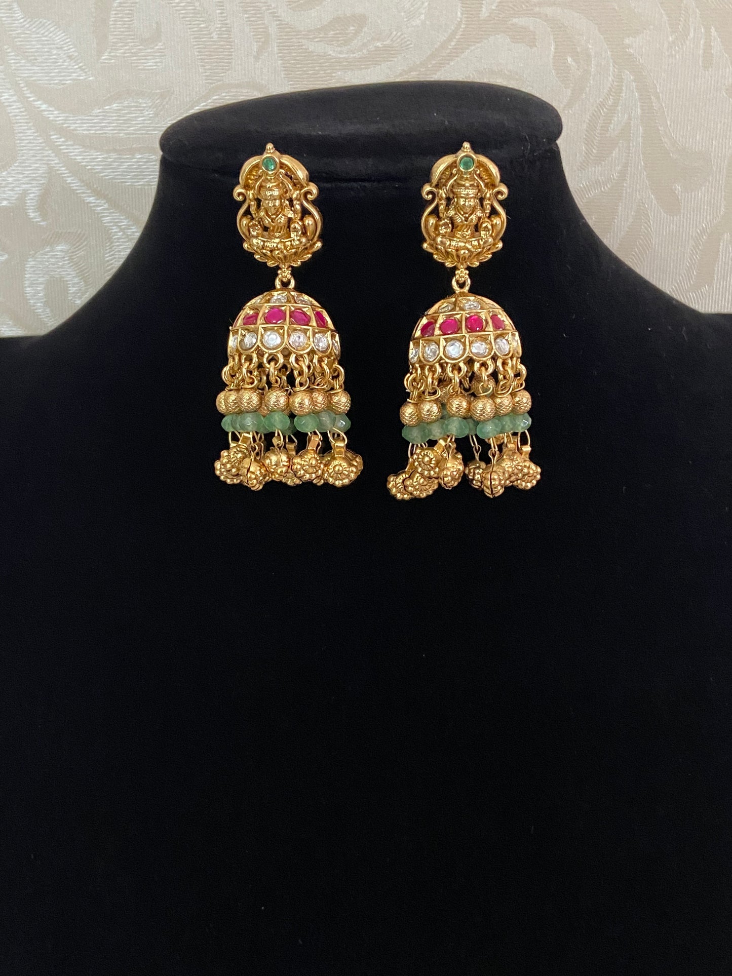 Antique Temple Jumkis | Traditional Indian Jewelry In USA | Gift Idea