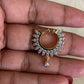 AD Two Tone Nose Ring |  Indian Septum Ring