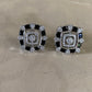 AD Rhodium Studs | Indian Studs