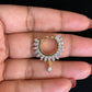 AD Two Tone Nose Ring |  Indian Septum Ring