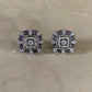 AD Rhodium Studs | Indian Studs