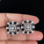 AD Rhodium Studs | Indian Studs