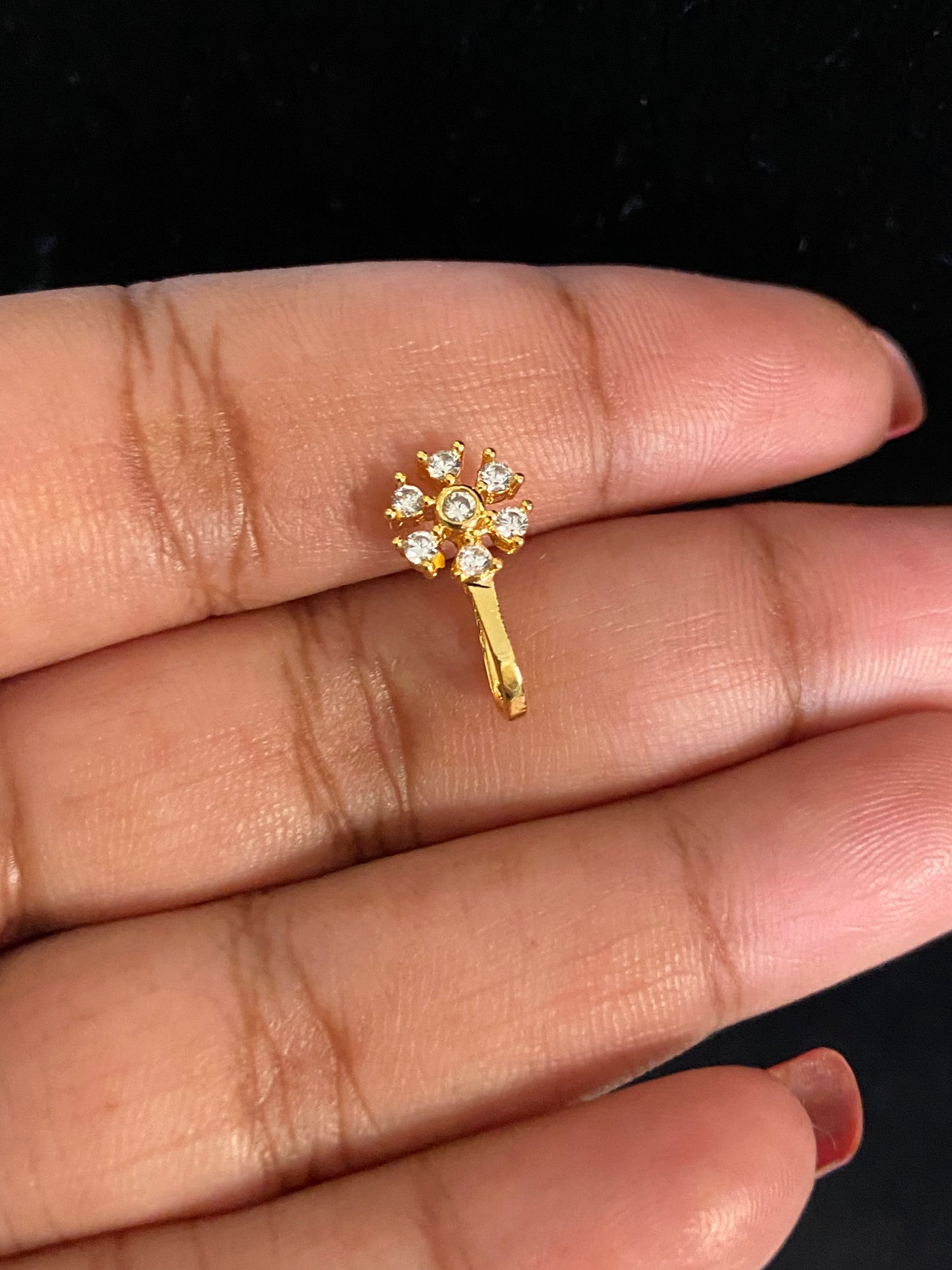 AD Nose Ring |  Indian Traditional Jewelry In USA