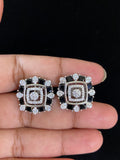 AD Rhodium Studs | Indian Studs