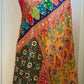 Multi Colors Mirror Work Crape Dupatta