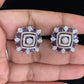 AD Rhodium Studs | Indian Studs