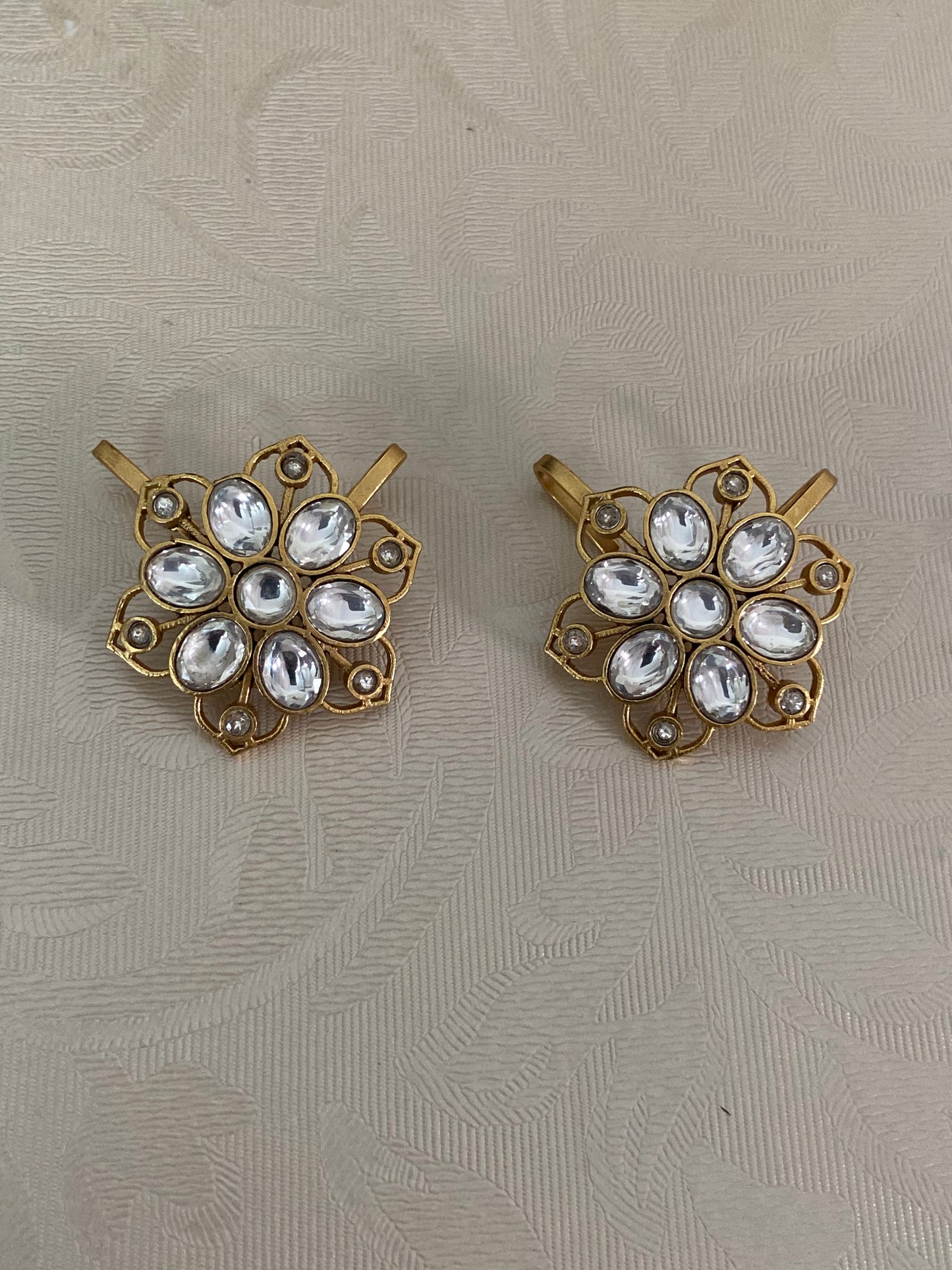 Moissanite Bugadi Studs | Latest Indian Jewelry In USA
