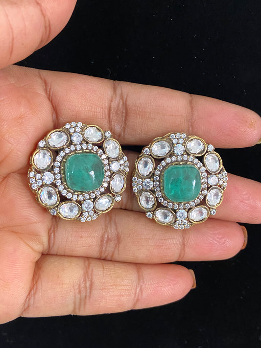 AD Kundan Studs | Indian Earrings In USA
