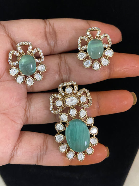 AD Kundan Pendant Set | Latest Indian Jewelry In USA