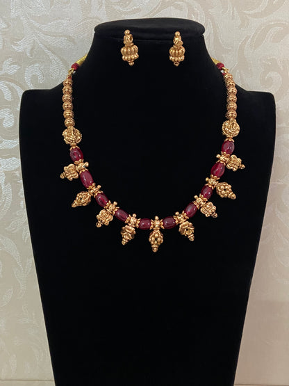 Antique Beads Mala Necklace | Indian Jewelry In USA | Gift Idea