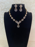 AD Simple Necklace Set | Indian Jewelry In USA