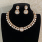 Premium Moissanite Necklace With Earrings | Indian Jewelry In USA