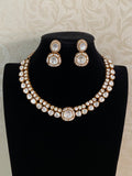 Premium Moissanite Necklace With Earrings | Indian Jewelry In USA
