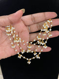 Pearl Champaswaralu | Hair accessories | indian Ear Chains