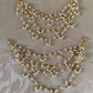 Pearl Champaswaralu | Hair accessories | indian Ear Chains