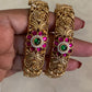 Antique Ruby Green Bangles | Openable Indian Bangles