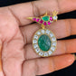 Jadau Bird Pendant | Traditional Jewelry In USA