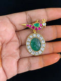 Jadau Bird Pendant | Traditional Jewelry In USA