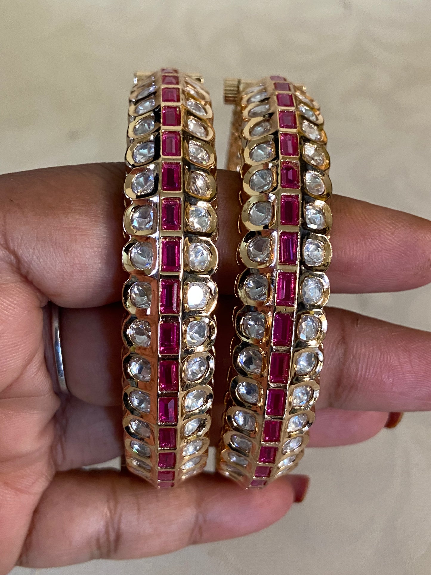 Kundan Openable Bangles | Indian Jewelry In USA