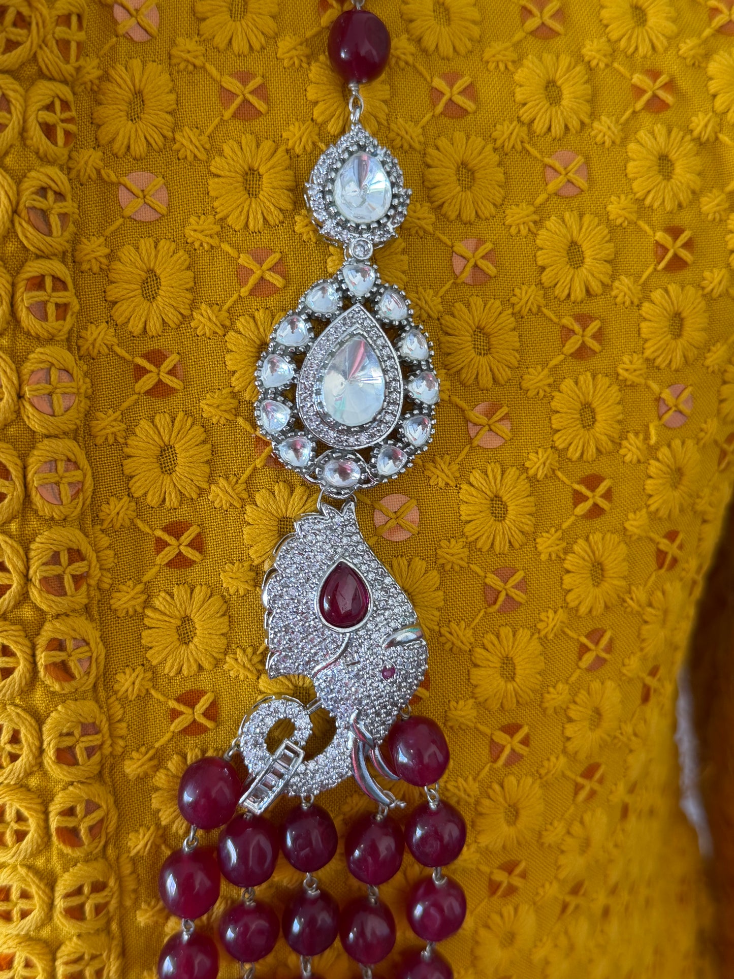 Groom Necklace | Long Side Pendants Necklace | Indian Jewelry in USA