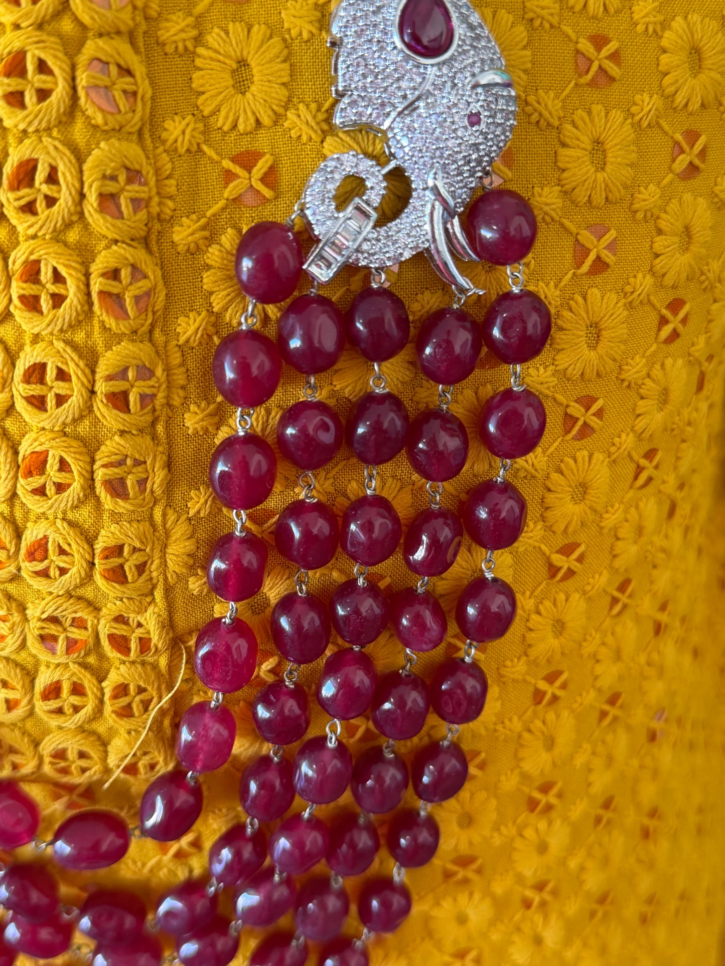 Groom Necklace | Long Side Pendants Necklace | Indian Jewelry in USA