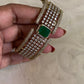 CZ Emerald Bracelet | Openable Bracelet | Indian Jewelry  | Gift Idea