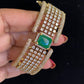 CZ Emerald Bracelet | Openable Bracelet | Indian Jewelry  | Gift Idea