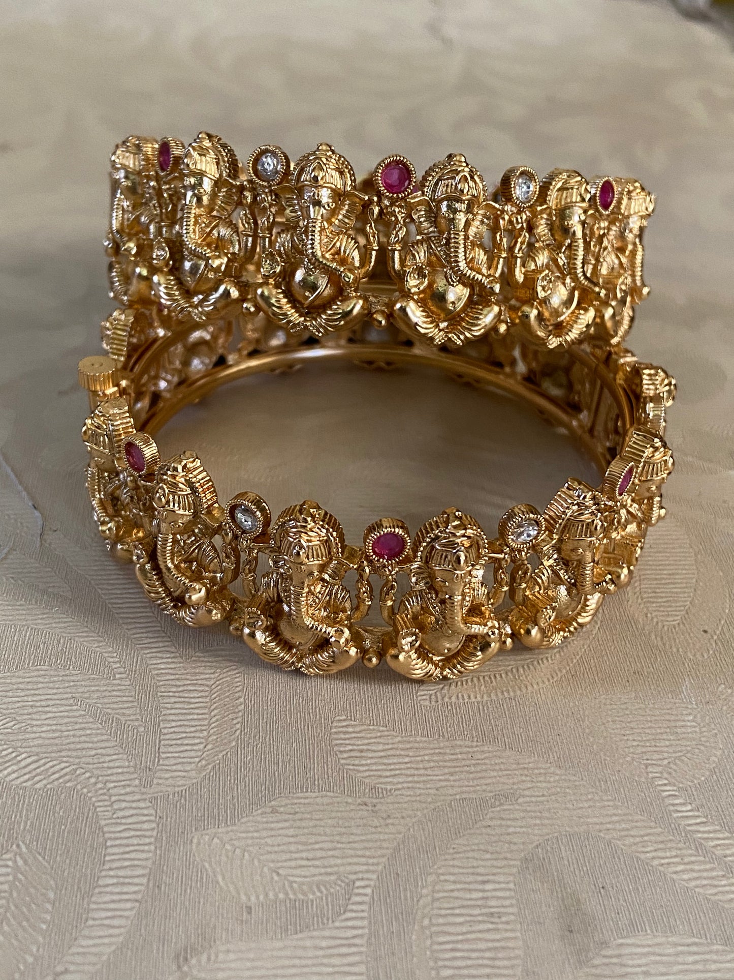 Temple Ganesh Idol Bangles | Traditional Indian Jewelry In USA