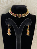 Kundan pearl Choker With Earrings | Indian Necklace In USA