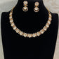 AD Polki Necklace With Earrings | Indian Jewelry In USA