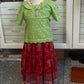 Brocade kids Lehanga | Traditional Langa Blouse