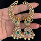 AD Emerald Peacock 2 in 1 Ear Cuffs | Indian Jewelry In USA | Changeable Earrings