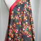 Floral Printed Black Dupatta | Party Wear Dupatta
